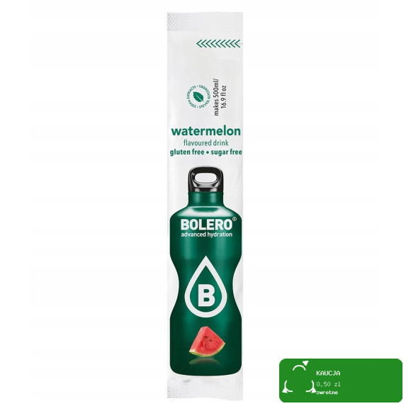 BOLERO DRINK w proszku WATERMELON ARBUZOWY 12x3g