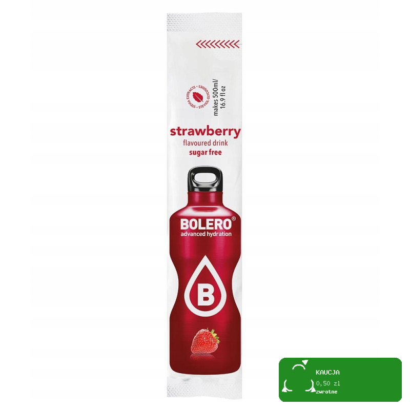 BOLERO DRINK w proszku STRAWBERRY TRUSKAWKA 12x3g