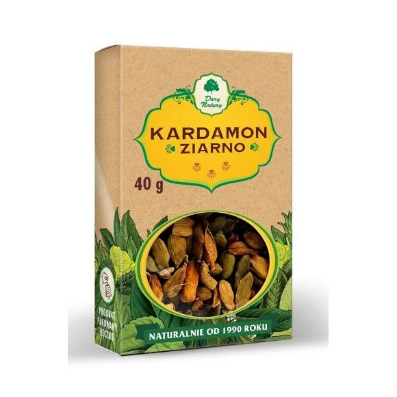 KARDAMON ZIARNO W ZIARNIE przyprawa do KAWY CIAST 40g DARY