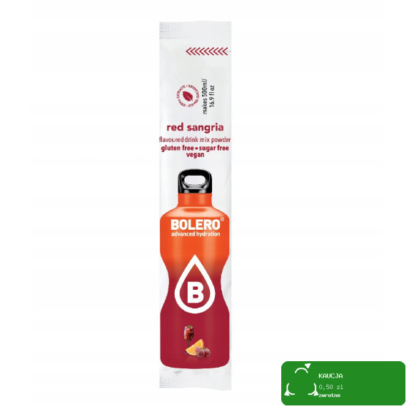 BOLERO DRINK NAPÓJ w proszku RED SANGRIA 12x3g