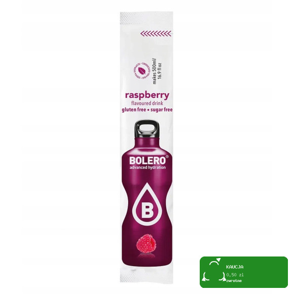 BOLERO DRINK w proszku RASPBERRY MALINA 12x3g