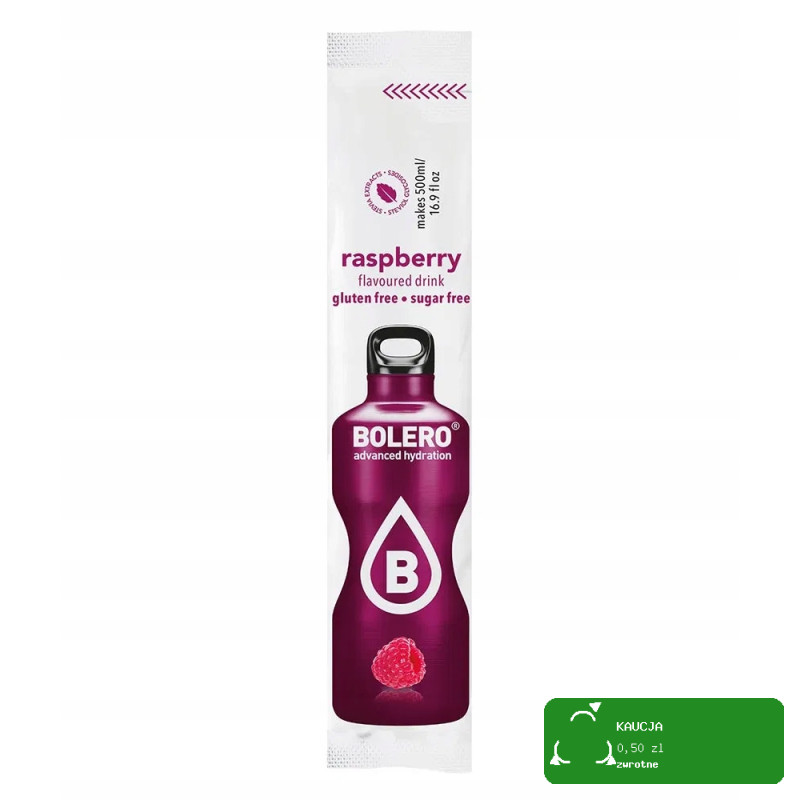 BOLERO DRINK w proszku RASPBERRY MALINA 12x3g