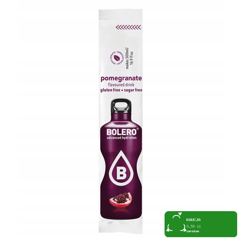 BOLERO DRINK w proszku POMEGRANATE GRANAT 12x3g