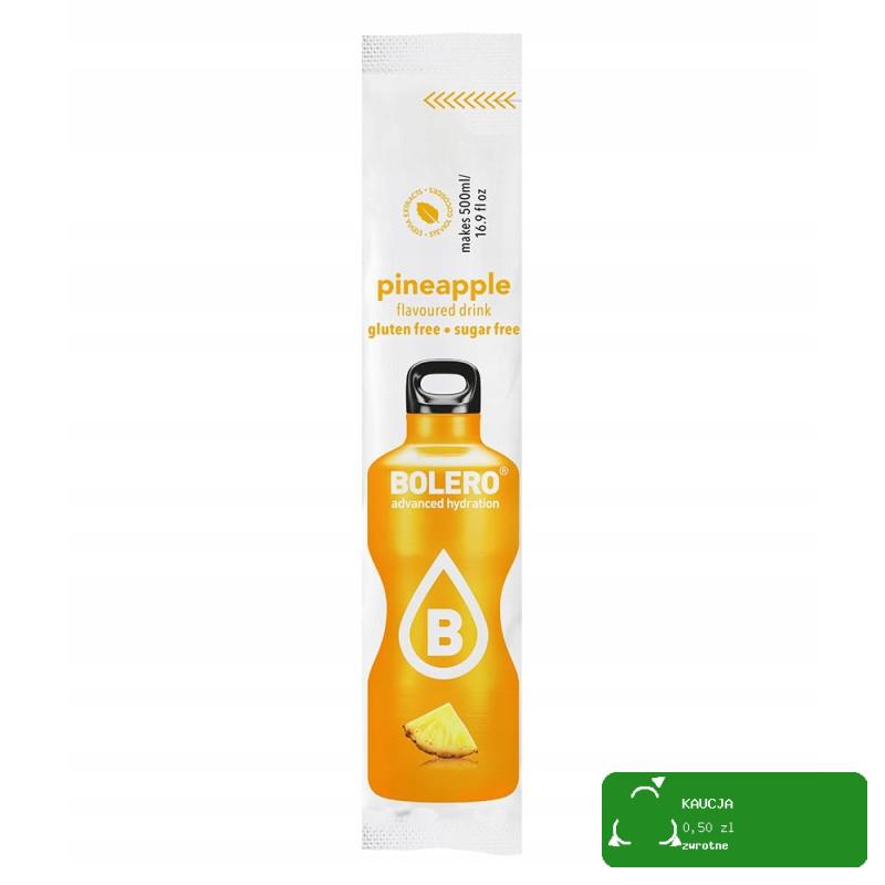 BOLERO DRINK w proszku PINEAPPLE ANANASOWY 12x3g