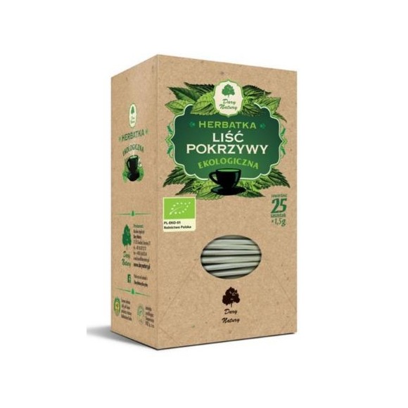 POKRZYWA ZIELE POKRZYWY Herbatka ekologiczna 25 saszetek