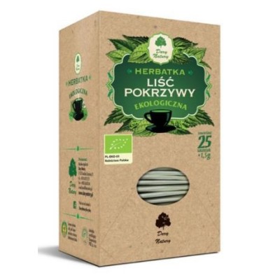POKRZYWA ZIELE POKRZYWY Herbatka ekologiczna 25 saszetek
