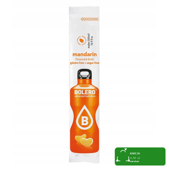 BOLERO DRINK w proszku MANDARIN mandarynka 12x3g