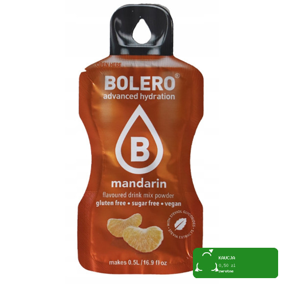 BOLERO DRINK w proszku MANDARIN mandarynka 12x3g