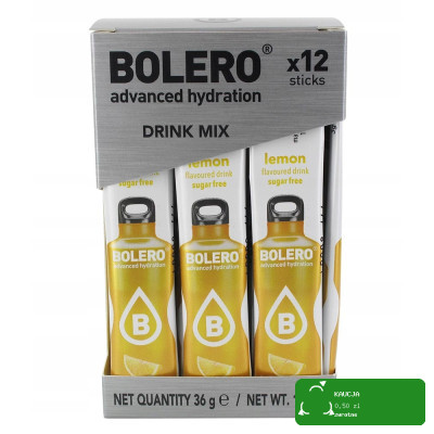 BOLERO DRINK w proszku LEMON CYTRYNA cytrynowy 36g