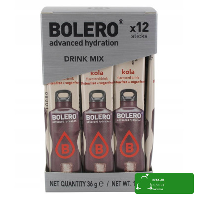 BOLERO DRINK NAPÓJ INSTANT w proszku KOLA COLA 36g