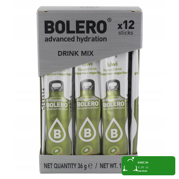 BOLERO DRINK NAPÓJ INSTANT w proszku KIWI 12x3g