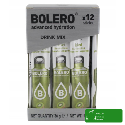BOLERO DRINK NAPÓJ INSTANT w proszku KIWI 12x3g
