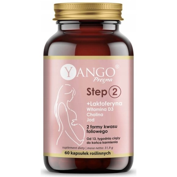 Yango Pregna STEP 2 + LAKTOFERYNA 60 kapsułek