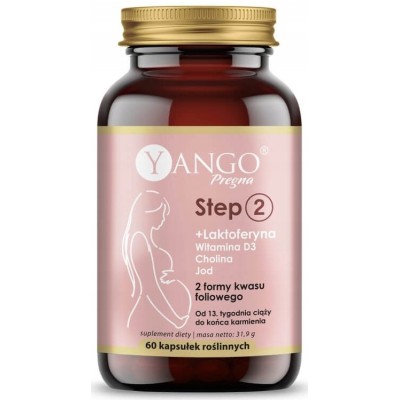 Yango Pregna STEP 2 + LAKTOFERYNA 60 kapsułek