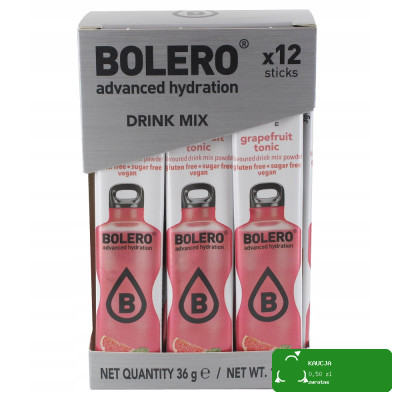 BOLERO DRINK w proszku GRAPEFRUIT TONIC tonik 36g