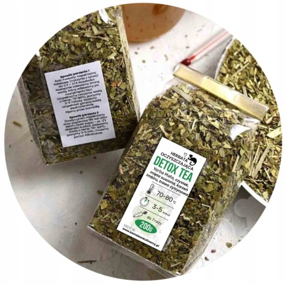 KAMELEON KULINARNY HERBATA oczyszczająca DETOX TEA Yerba