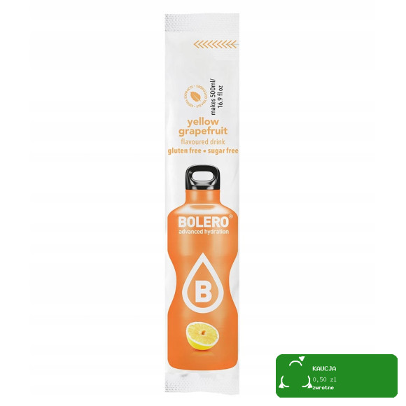 BOLERO NAPÓJ DRINK w proszku YELLOW GRAPEFRUIT 12x