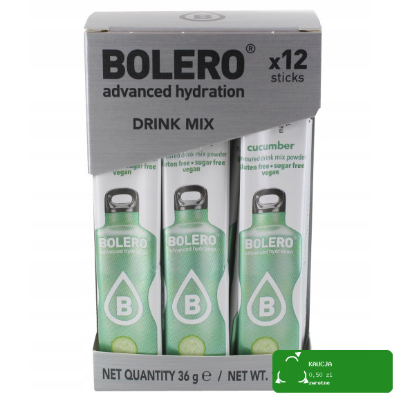 BOLERO DRINK w proszku CUCUMBER OGÓREK ogórkowy 12