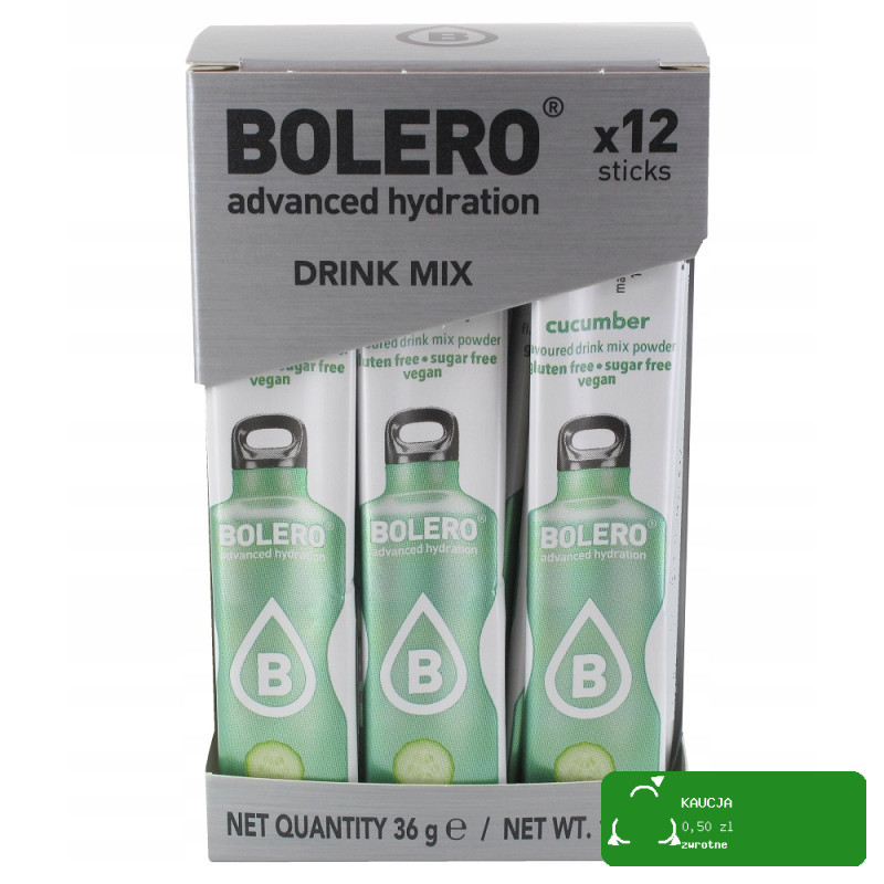 BOLERO DRINK w proszku CUCUMBER OGÓREK ogórkowy 12