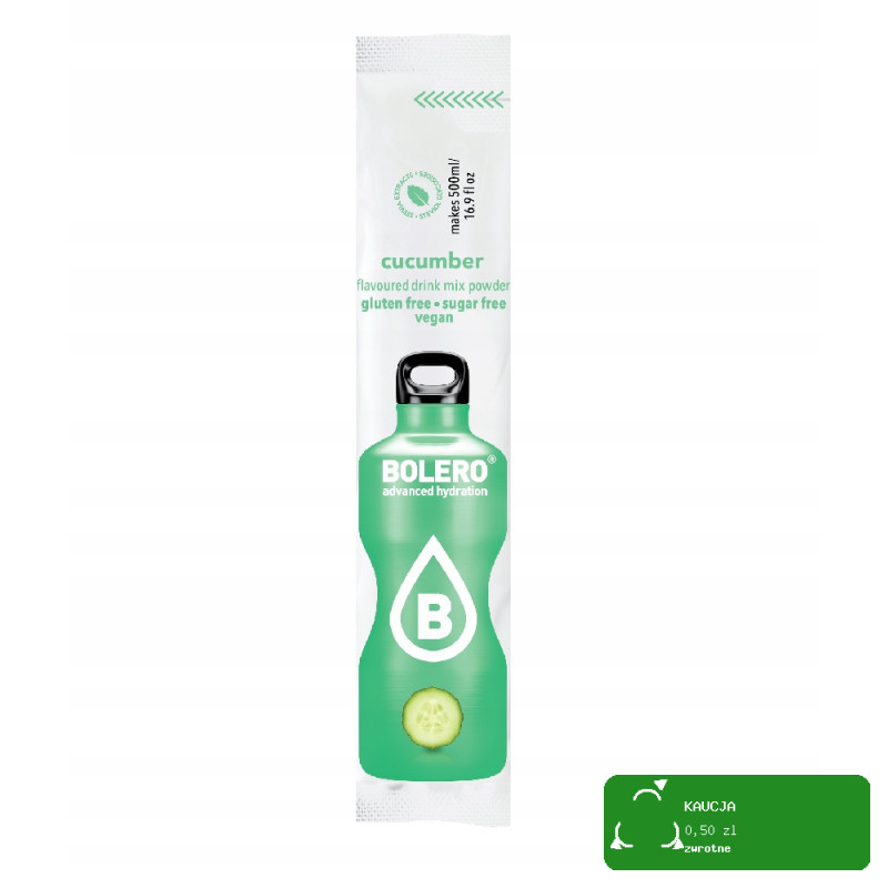 BOLERO DRINK w proszku CUCUMBER OGÓREK ogórkowy 12