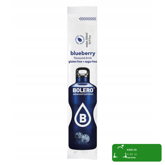 BOLERO DRINK w proszku BLUEBERRY JAGODOWY 12x3g