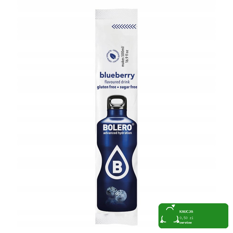 BOLERO DRINK w proszku BLUEBERRY JAGODOWY 12x3g