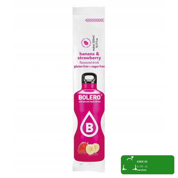 BOLERO DRINK BANANA STRAWBERRY banan truskawka 12x