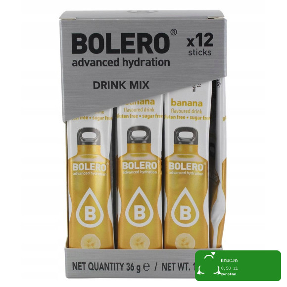 BOLERO DRINK w proszku BANANA BANAN bananowy 12x3g