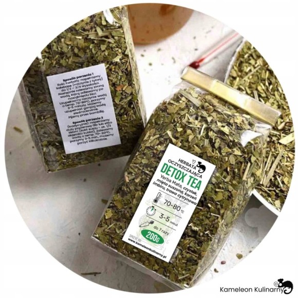 KAMELEON KULINARNY HERBATA oczyszczająca DETOX TEA Yerba