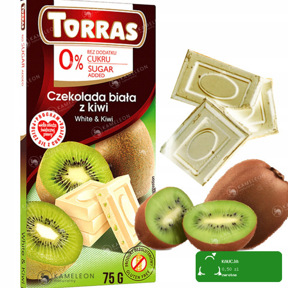 CZEKOLADA BIAŁA BEZ CUKRU GLUTENU mix SMAKÓW ZESTAW 7szt x75g 0,5KG