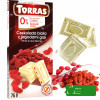 CZEKOLADA BIAŁA BEZ CUKRU GLUTENU mix SMAKÓW ZESTAW 7szt x75g 0,5KG