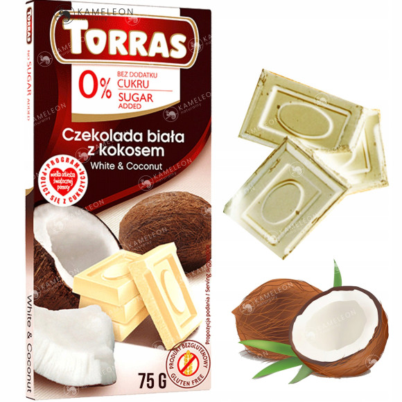 CZEKOLADA BIAŁA BEZ CUKRU GLUTENU mix SMAKÓW ZESTAW 7szt x75g 0,5KG