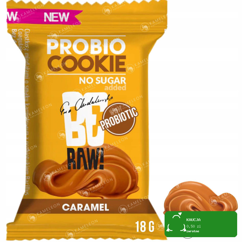 BERAW! PROBIO COOKIE PROBIOTYK MIX SMAKÓW KARMEL MANGO KOKOS po 7szt =21szt