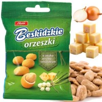 Beskidzkie ORZESZKI SMAK SEROWO-CEBULOWY wegańskie