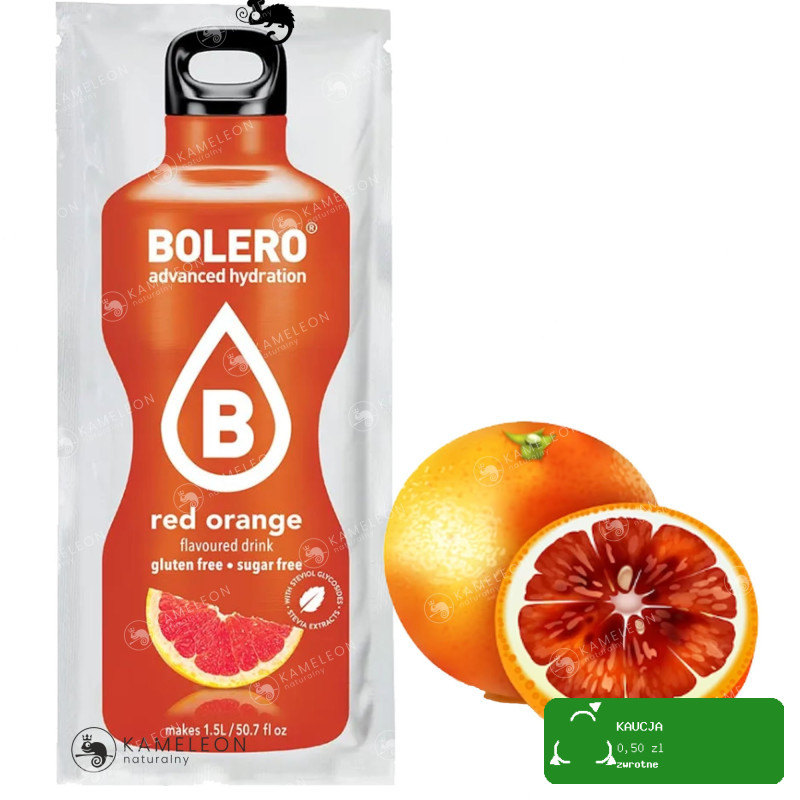 BOLERO DRINK w proszku RED ORANGE POMARAŃCZOWY 12x