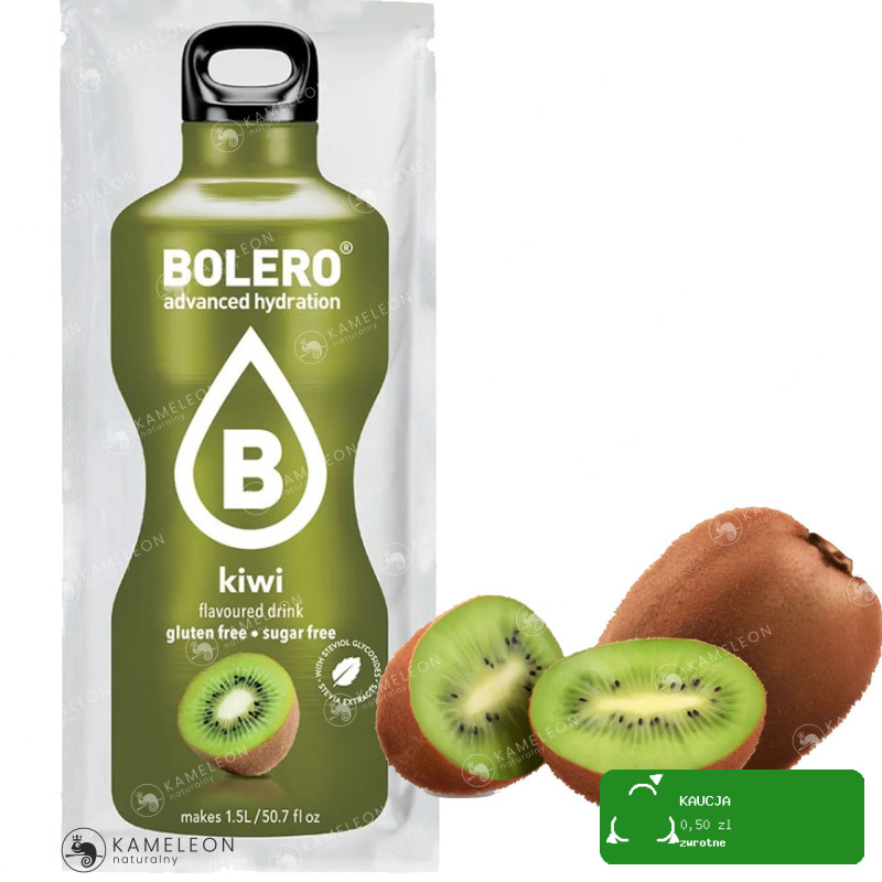 BOLERO DRINK NAPÓJ w proszku KIWI ze stewią 9gx12