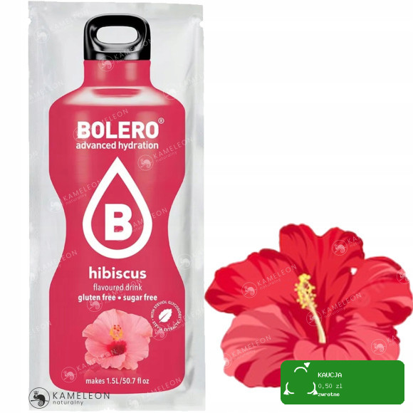BOLERO DRINK NAPÓJ w proszku HIBISCUS HIBISKUS 12x