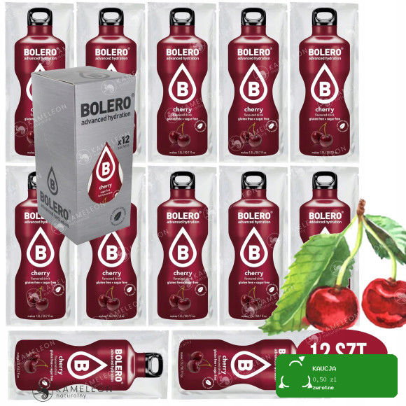 BOLERO DRINK w proszku WIŚNIA CHERRY WIŚNIOWY 9g
