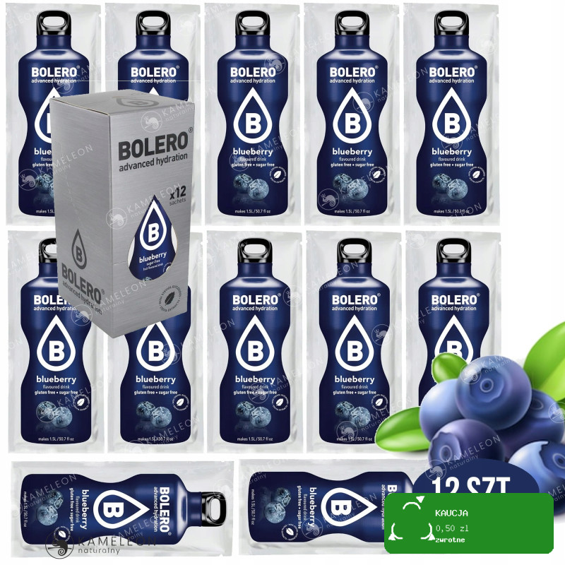 BOLERO DRINK NAPÓJ w proszku JAGODA JAGODOWY 9g