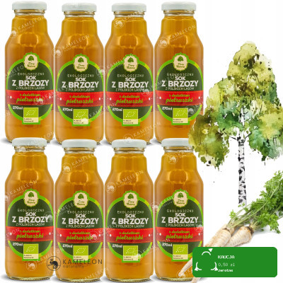 SOK Z BRZOZY Z PIETRUSZKĄ ekologiczny 270ml DARY
