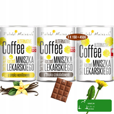 KAWA Z MNISZKA naturalna wanilia czekolada 3x 150G