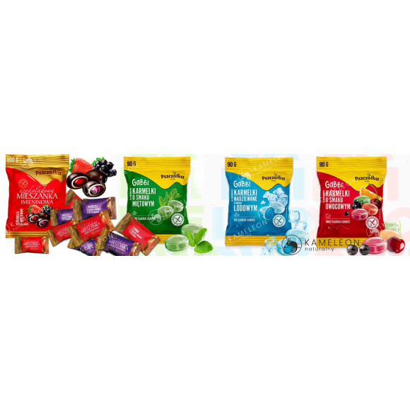 PSZCZÓŁKA GABBI LANDRYNKI mix 3 smaków 9szt 0,81KG