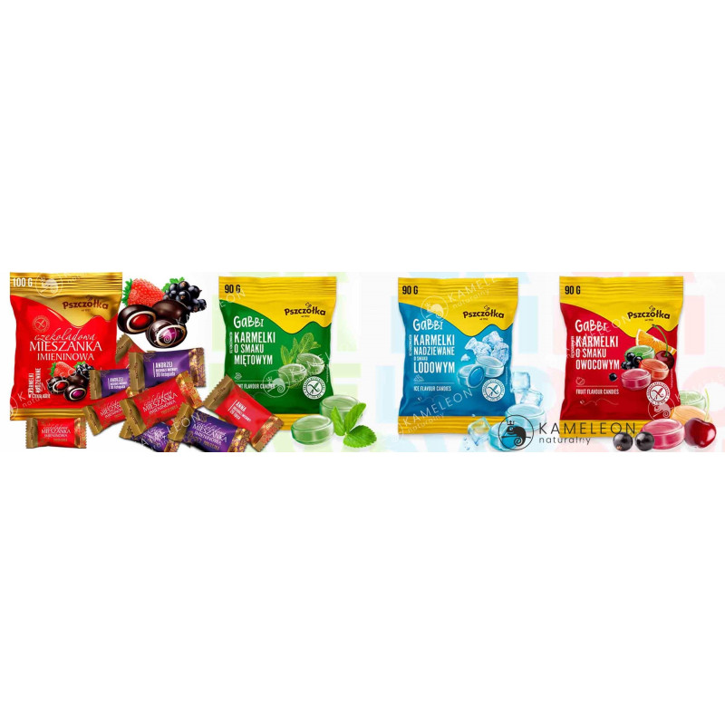 PSZCZÓŁKA GABBI LANDRYNKI mix 3 smaków 9szt 0,81KG