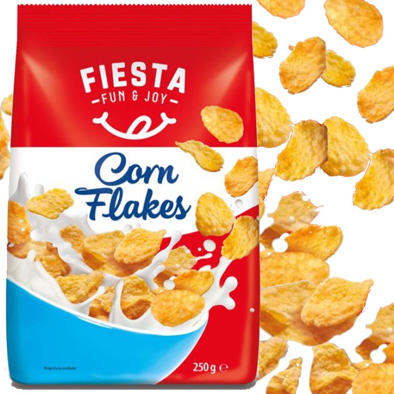 FIESTA  PŁATKI KUKURYDZIANE na śniadanie 250g