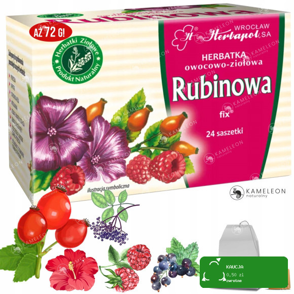 HERBATA OWOCOWA ZIOŁOWA zestaw HERBAPOL x9 216szt!