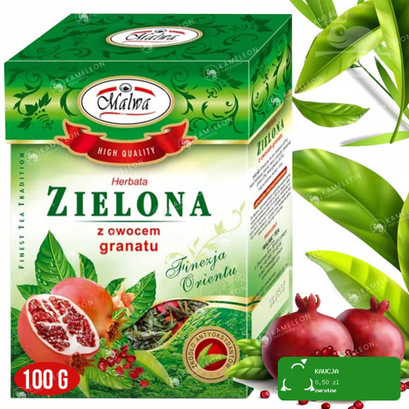 Malwa HERBATA PREMIUM ZIELONA SYPANA Gunpowder i SMAKOWE x5 500G 0,5KG