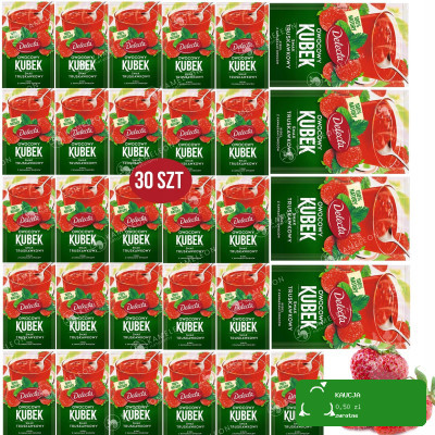 Delecta OWOCOWY KUBEK KISIEL INSTANT truskawka900g