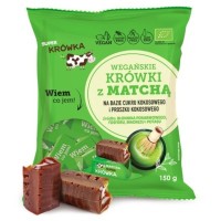 ME GUSTO Super Fudgio WEGAŃSKIE KRÓWKI Z MATCHĄ ekologiczne