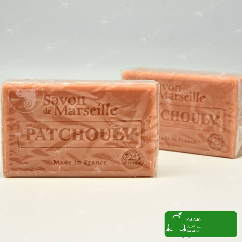 MYDŁO MARSYLSKIE PACZULI PACZULA 72% kostka 10x100g Le Chatelard 1802