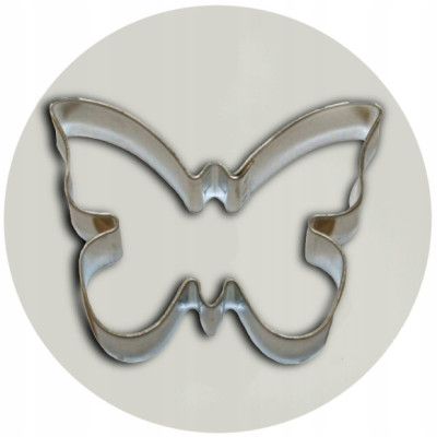 FOREMKA FORMA DO CIASTEK METALOWA wykrawacz MOTYL MOTYLEK 6,5cm x 5cm